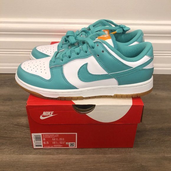 Nike Dunk Low Teal Zeal (Women's) - Picture 2 of 7
